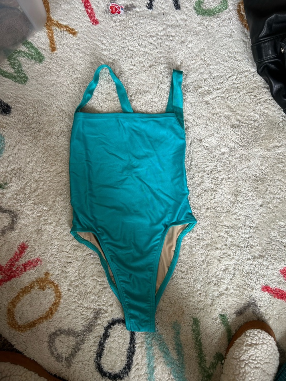 NWOT American Apparel Teal Women’s One-Piece Swimsuit XS